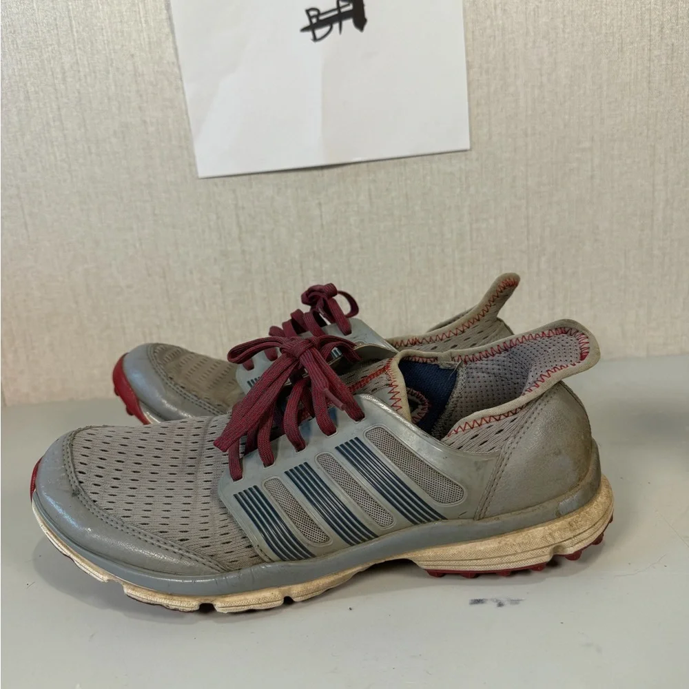 Adidas Climacool - Men's Sz 8.5 - Gray Spikeless Golf Shoes - Q44603 -‎ 2015